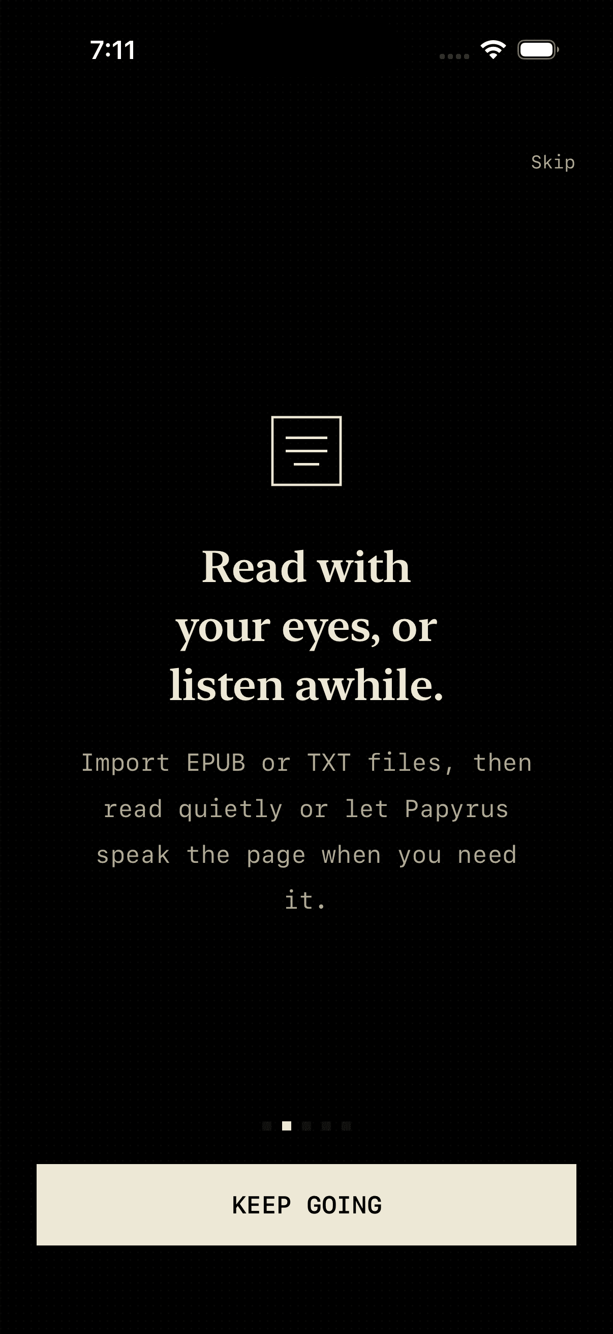 Papyrus read-aloud introduction